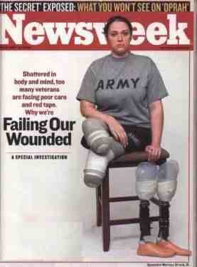 newsweek soldier right triangle legs