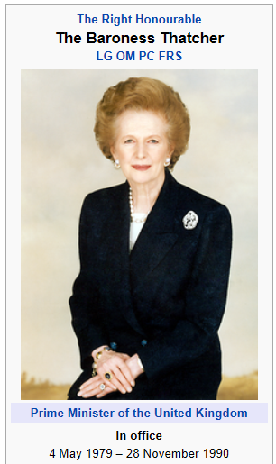 picture - margaret thatcher