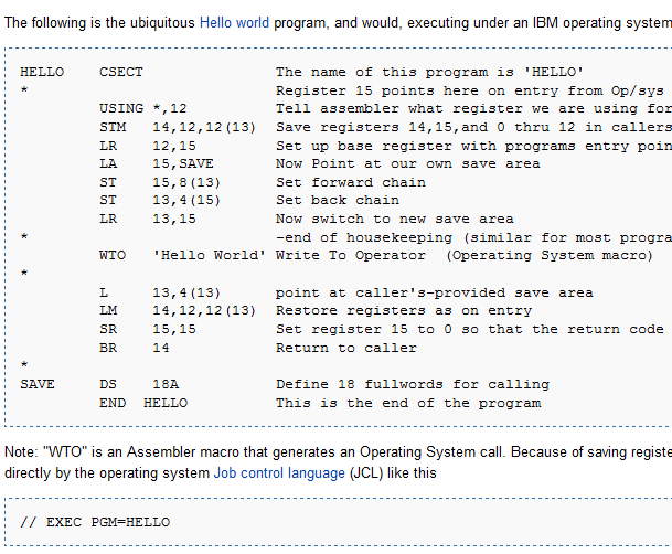 picture - assembler code