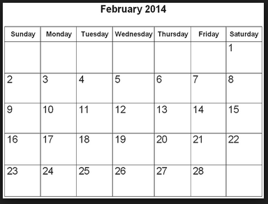 february calendars